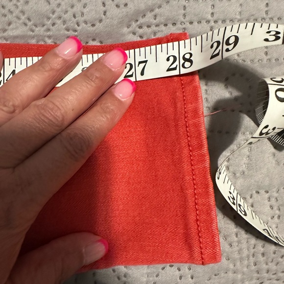 Madewell 9" High-Rise Skinny Jean Garment-Dyed Button-Front Burnt Sienna EUC 26T - Picture 6 of 8